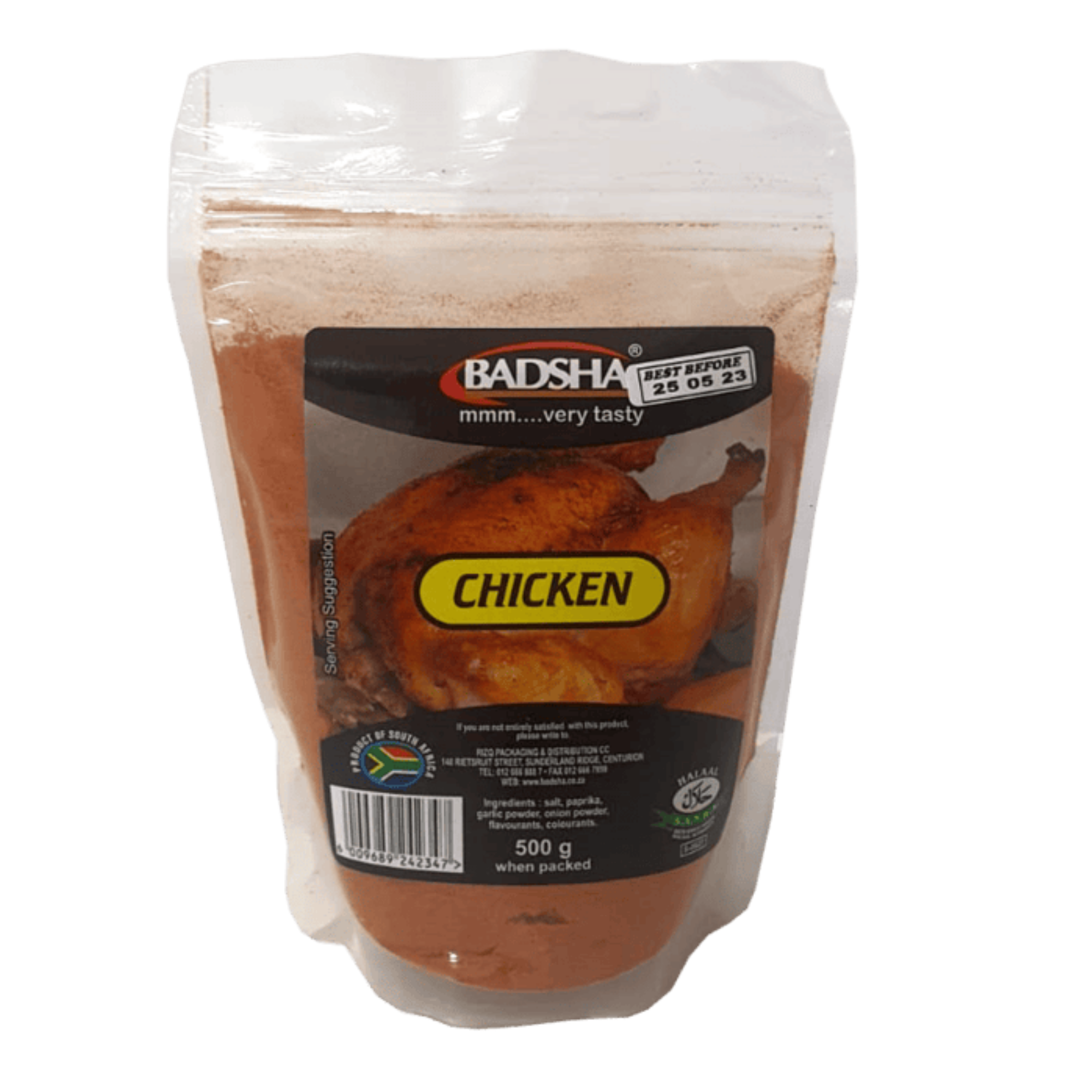badsha chicken spice 500g.png BADSHA CHICKEN SPICE 500G - Image 1